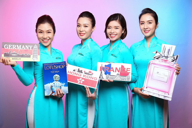 VIETNAMAIRLINES SẼ BÁN HÀNG MIỄN THUẾ TRÊN MÁY BAY
